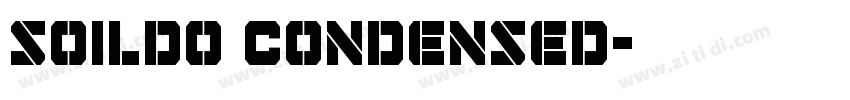 soildo Condensed字体转换